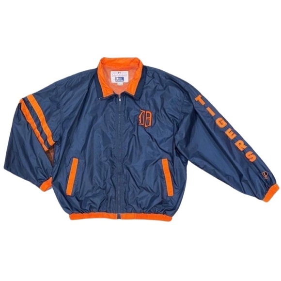 Pro Player Other - mlb Detroit Tigers Pro Player Vintage 90s Windbreaker XL